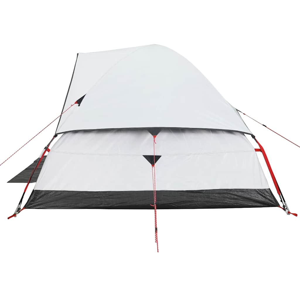 Tenda de campismo cúpula p/ 4 pessoas opaca impermeável branco