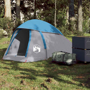 Tenda de campismo cúpula para 1 pessoa impermeável azul