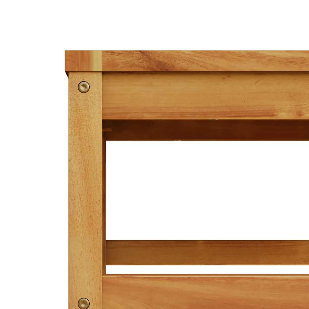 5 pcs conjunto lounge de jardim c/ almofadões acácia maciça