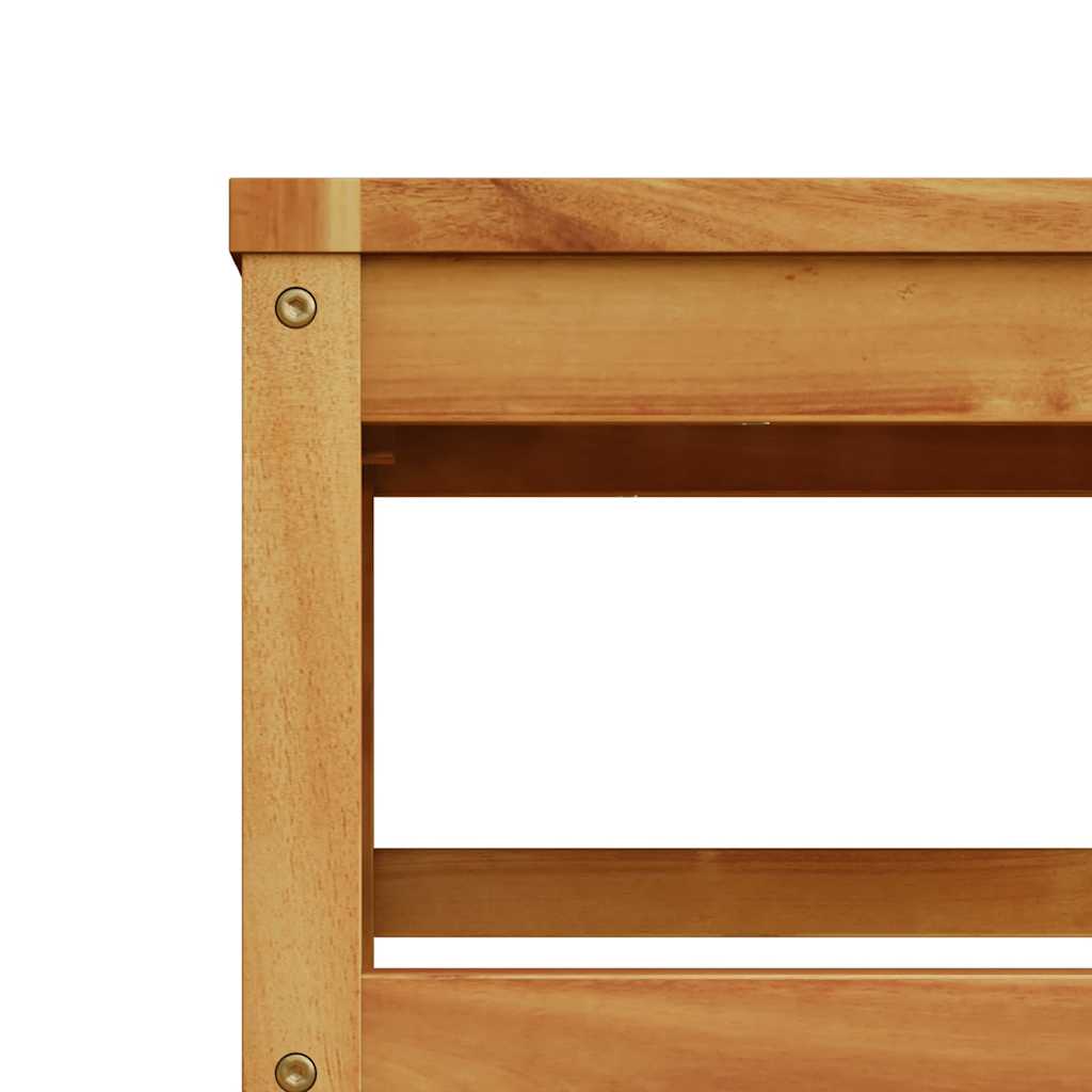 5 pcs conjunto lounge de jardim c/ almofadões acácia maciça