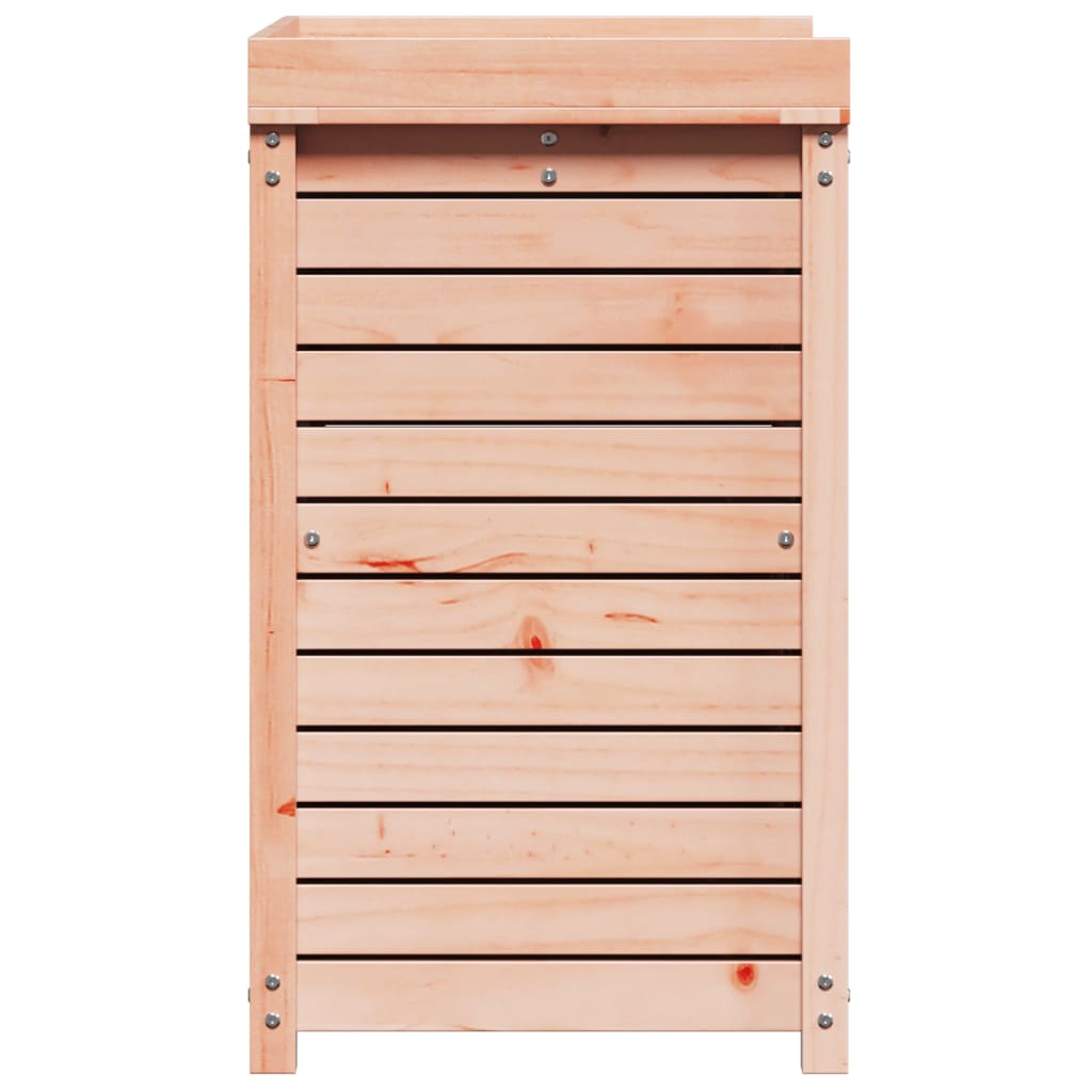 Mesa de jardinagem com prateleiras madeira de douglas maciça