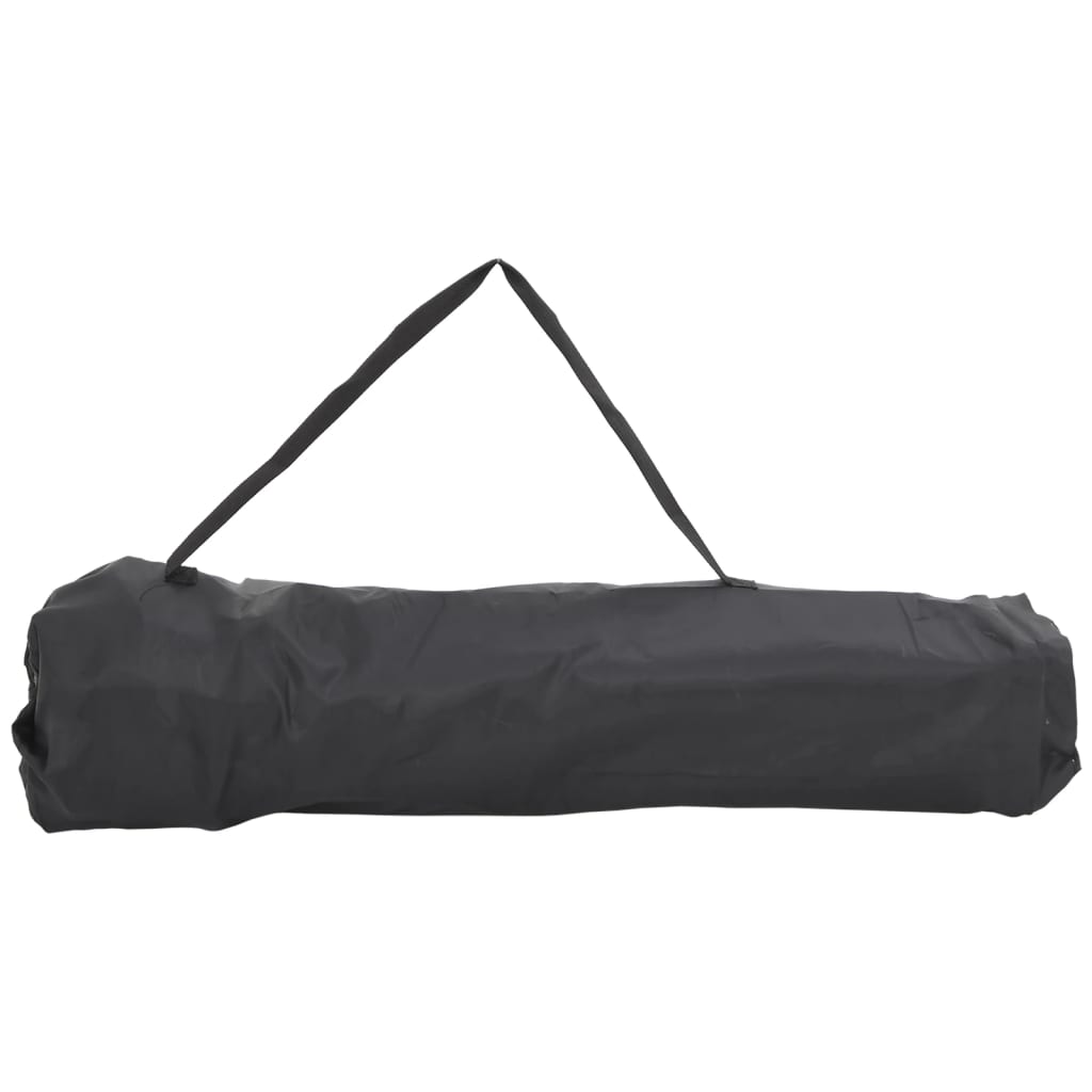 Cadeiras de campismo com bolso dobráveis 2 pcs estampa folhas
