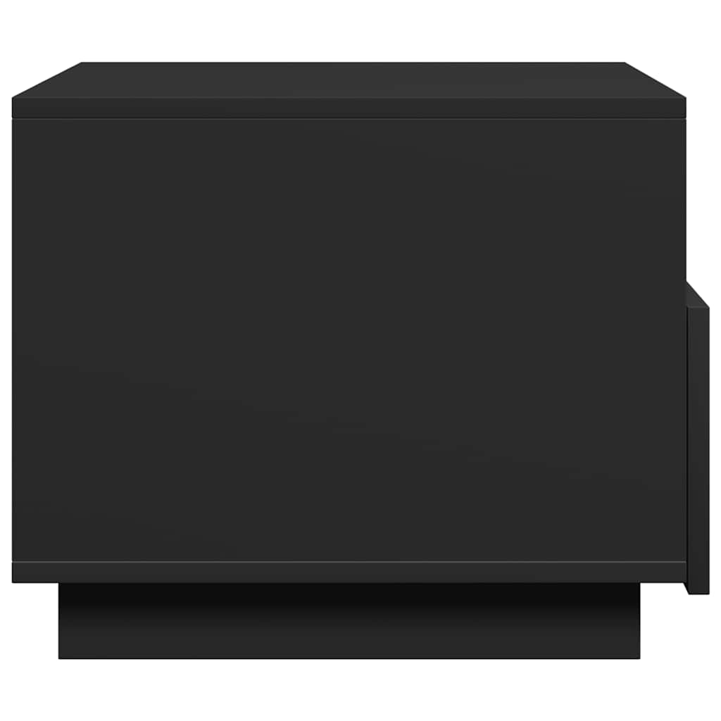 Mesa de centro com luzes LED 50x49x40 cm preto