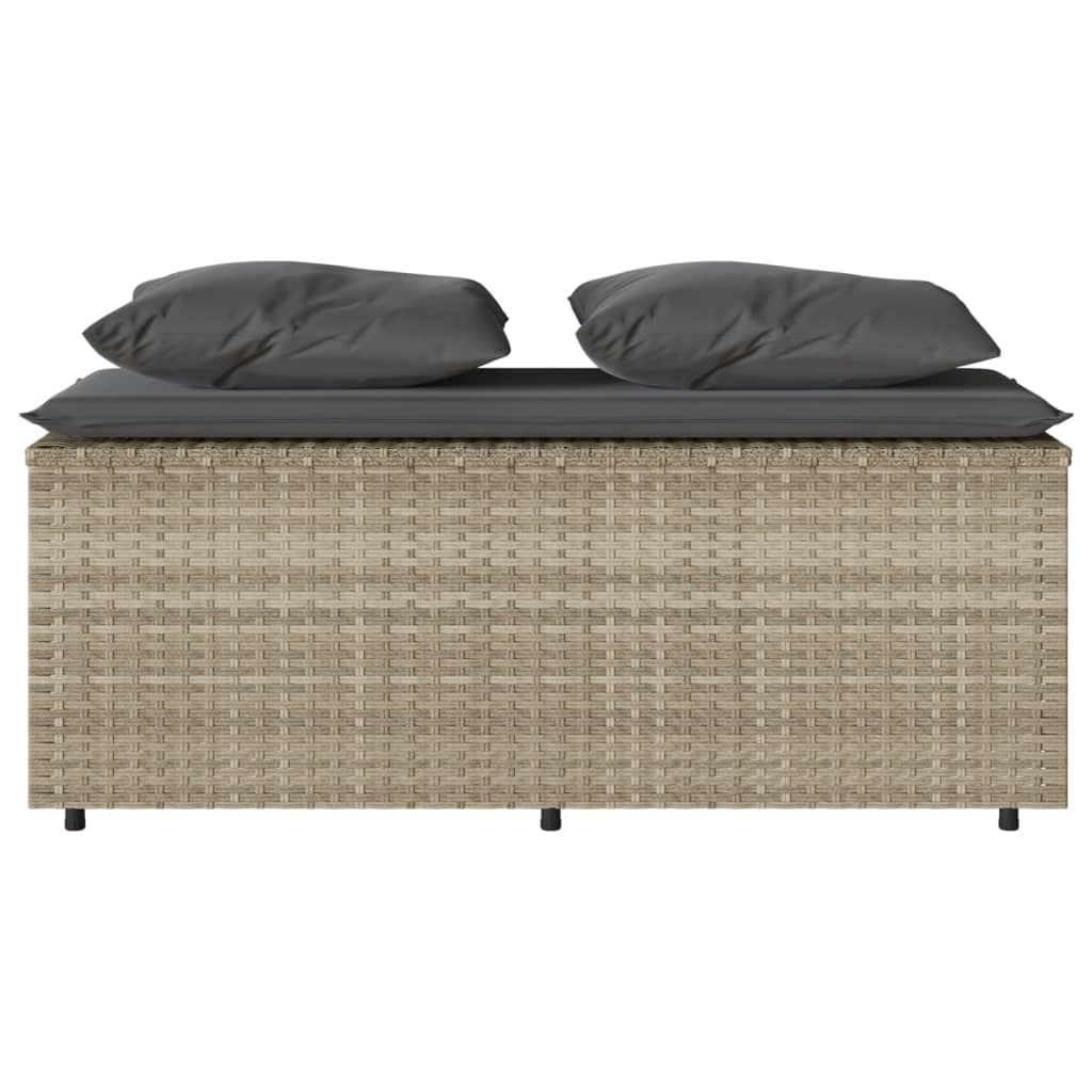 3 pcs conjunto de jantar p/ jardim c/ almofadões cinzento claro