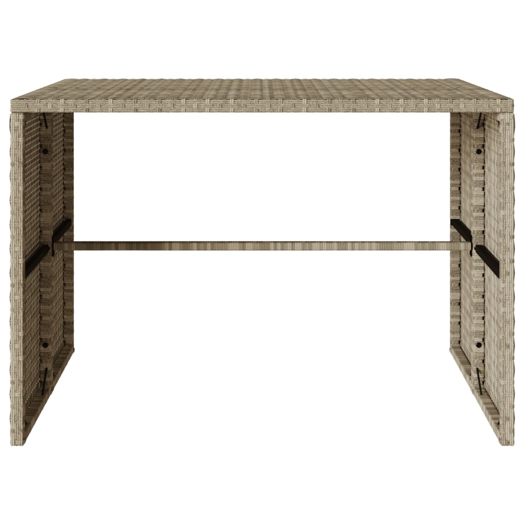 3 pcs conjunto de jantar p/ jardim c/ almofadões cinzento claro