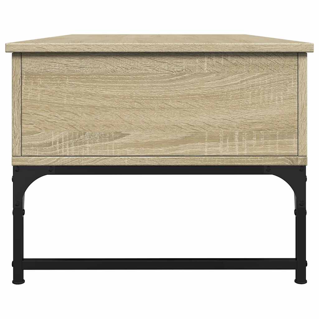 Mesa centro 100x50x40 cm deriv. madeira/metal carvalho sonoma