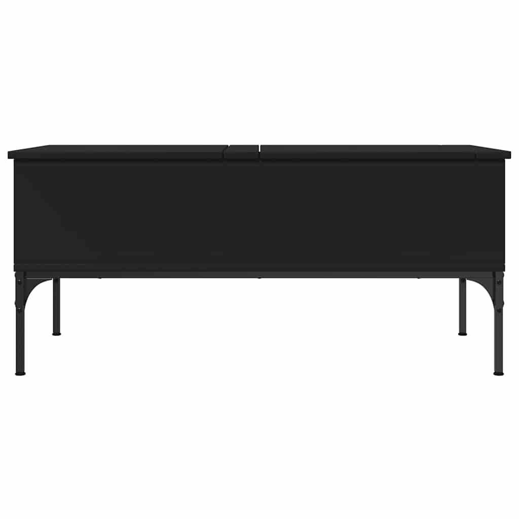 Mesa de centro 100x50x45 cm derivados de madeira/metal preto