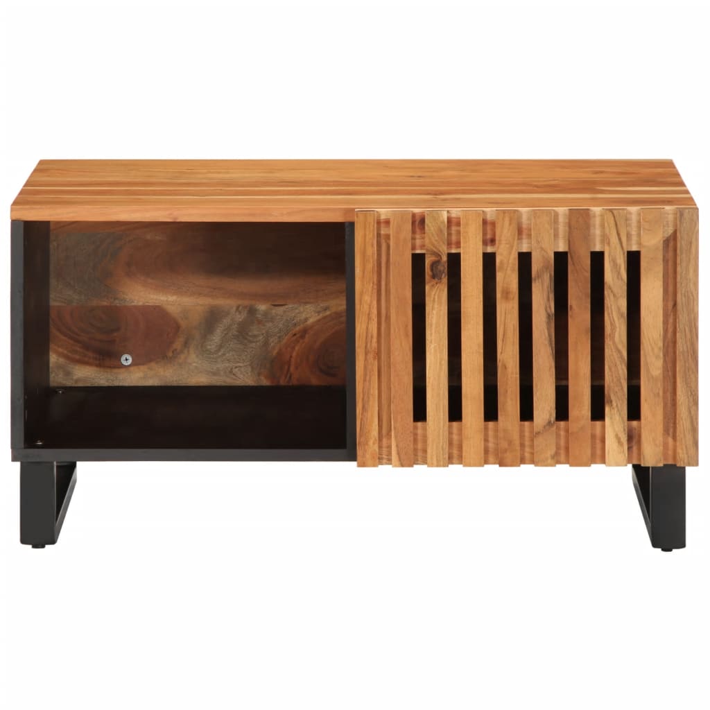 Mesa de centro 80x51x40 cm madeira de acácia maciça