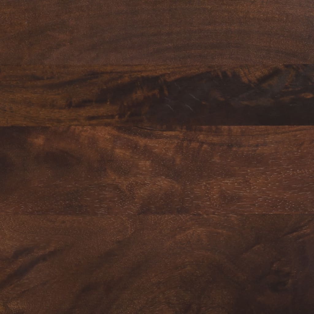 Mesa de centro 80x51x40 cm madeira de mangueira maciça castanho