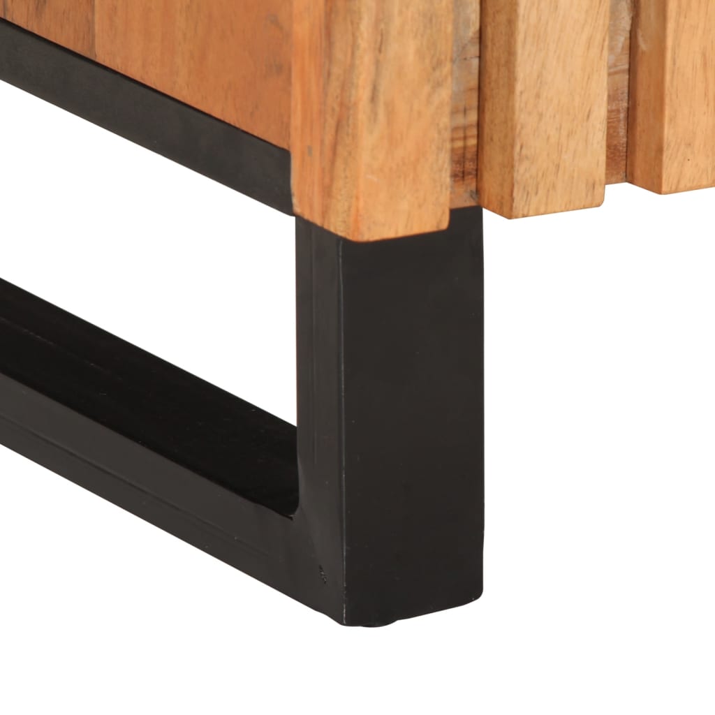 Mesa de centro 100x55x40 cm madeira de acácia maciça