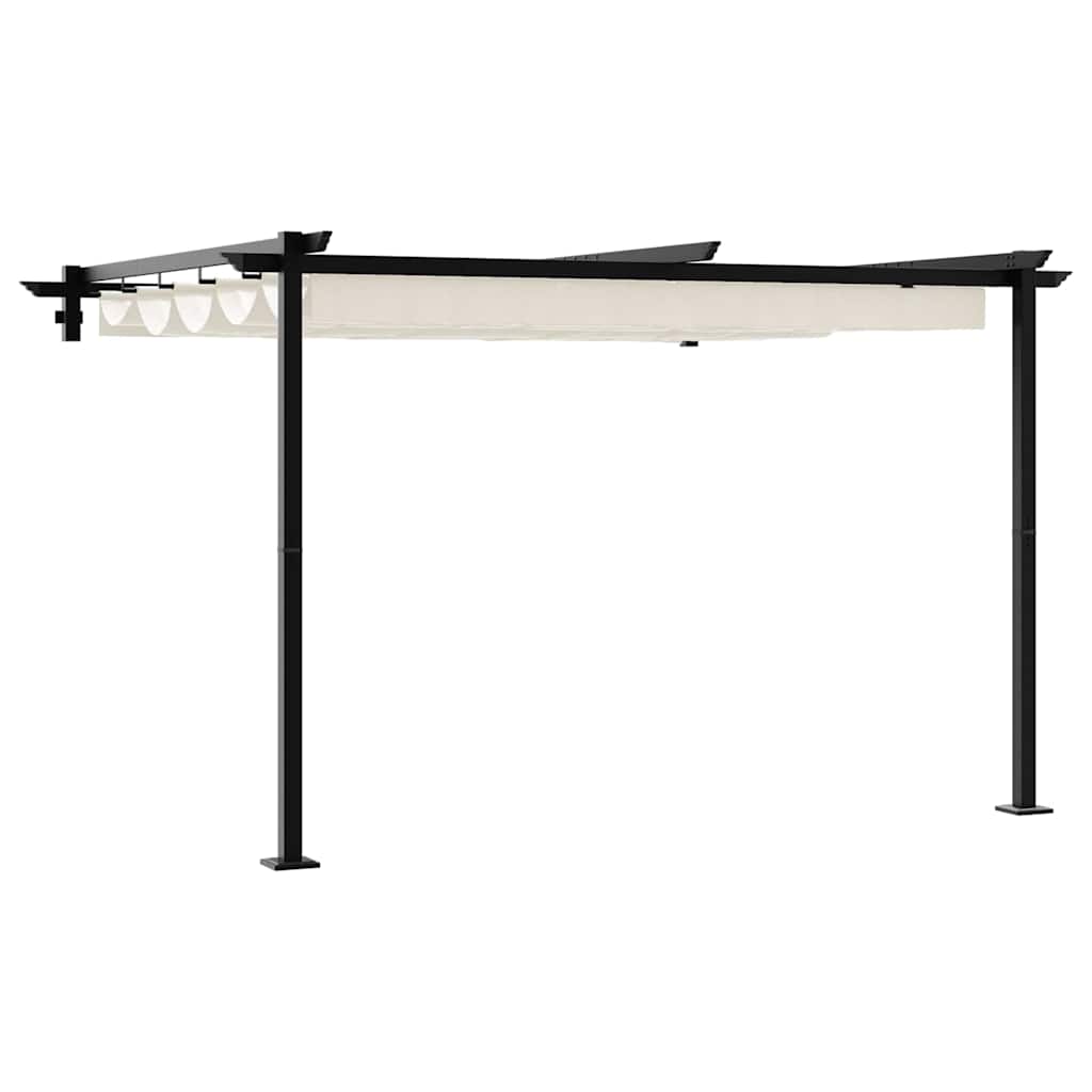 Gazebo Montado na Parede Creme Aço
