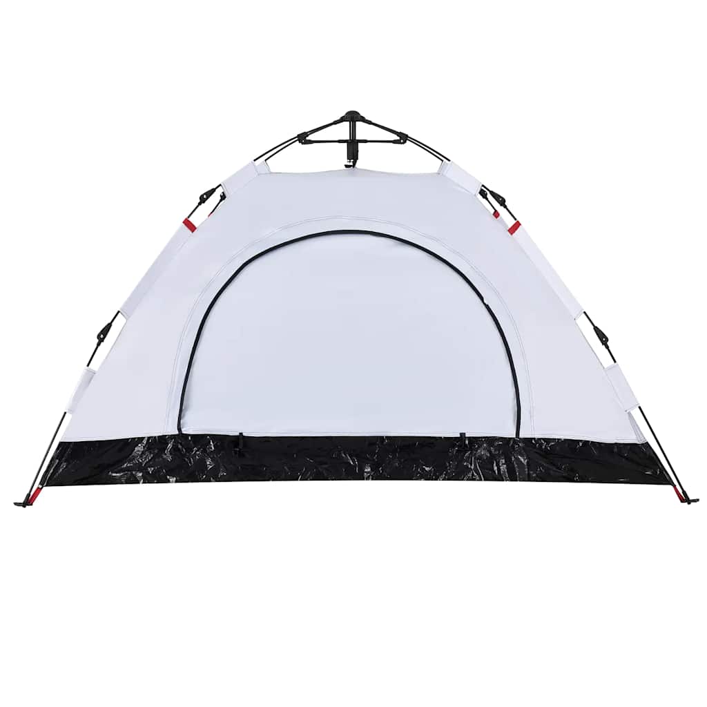 Tenda campismo p/ 2 pessoas opaca libertação rápida branco