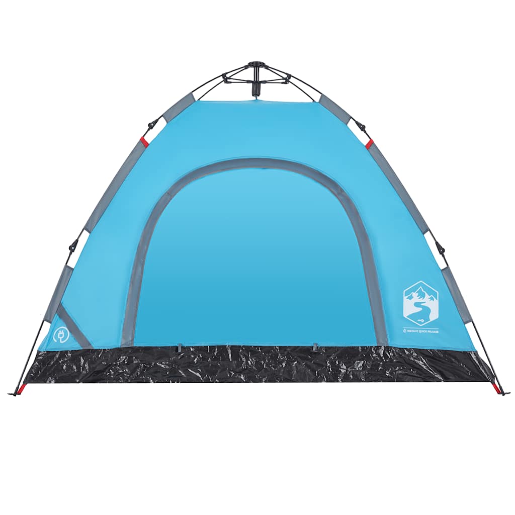 Tenda de campismo para 3 pessoas libertação rápida azul
