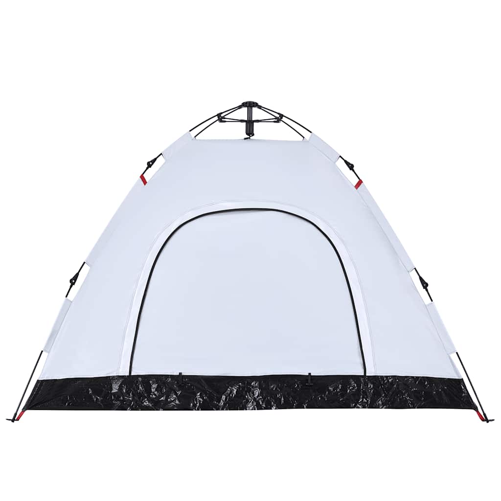 Tenda campismo p/ 3 pessoas opaca libertação rápida branco