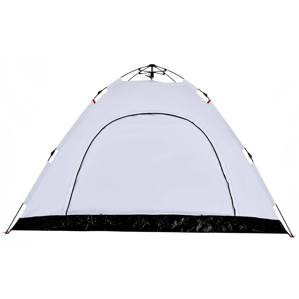 Tenda campismo p/ 5 pessoas opaca libertação rápida branco