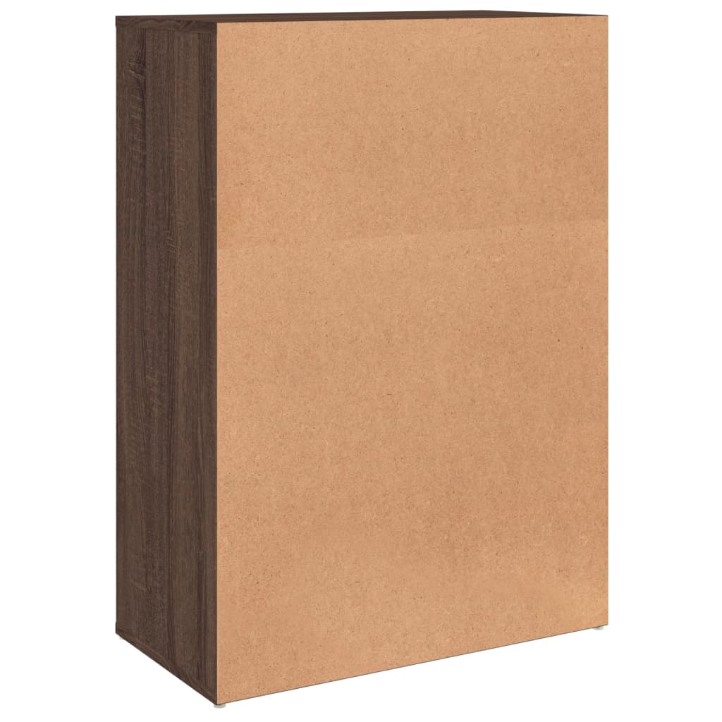 Aparador 60x31x84 cm derivados de madeira carvalho castanho