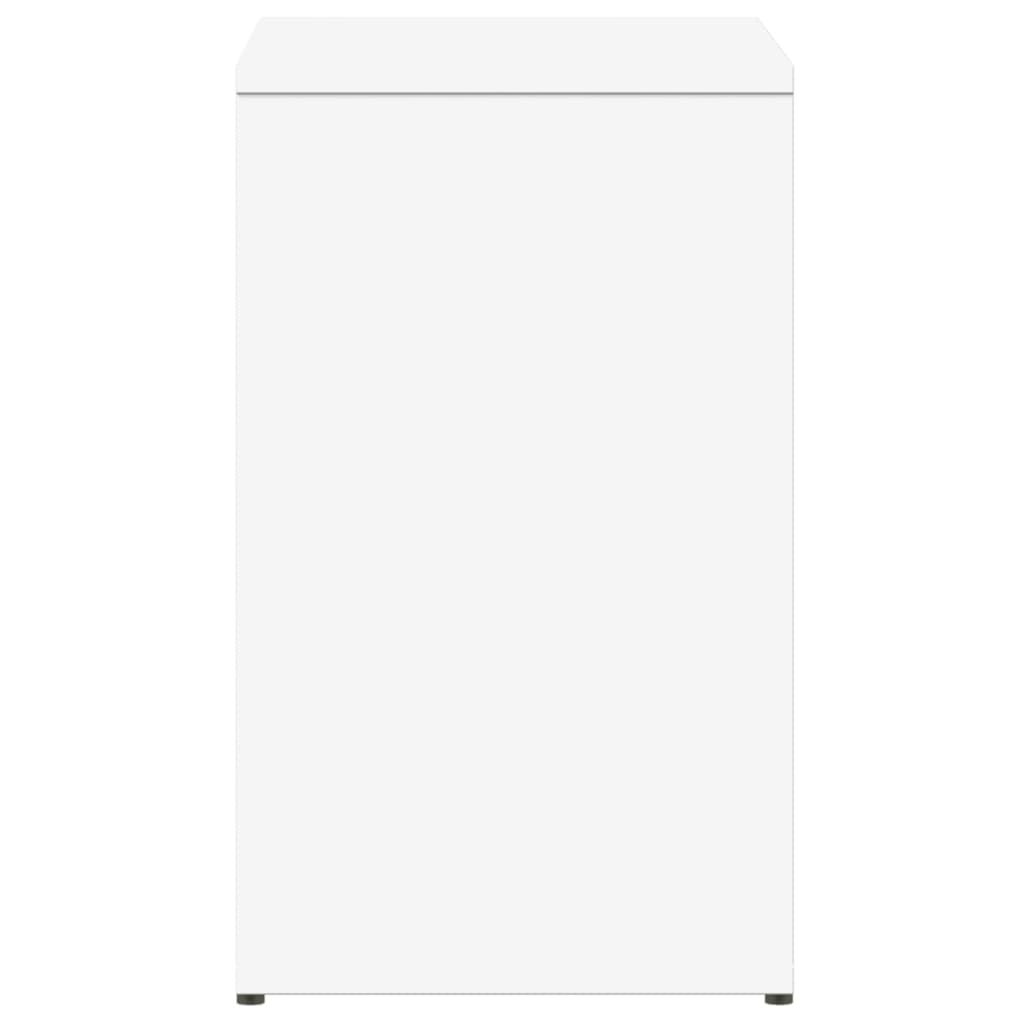 Mesas de apoio 2 pcs 50x30x50 cm derivados de madeira branco