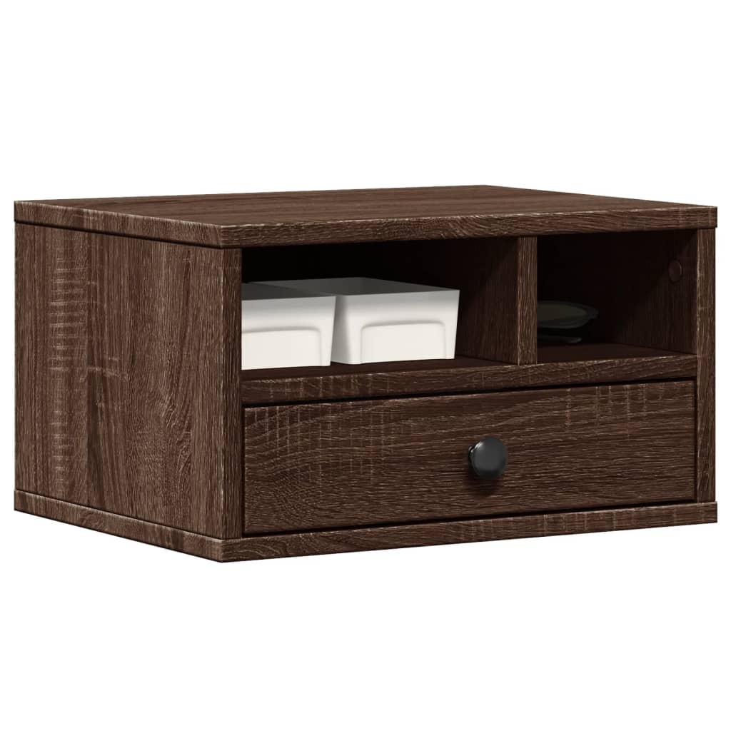 Suporte impressora 40x32x22,5cm deriv.madeira carvalho castanho