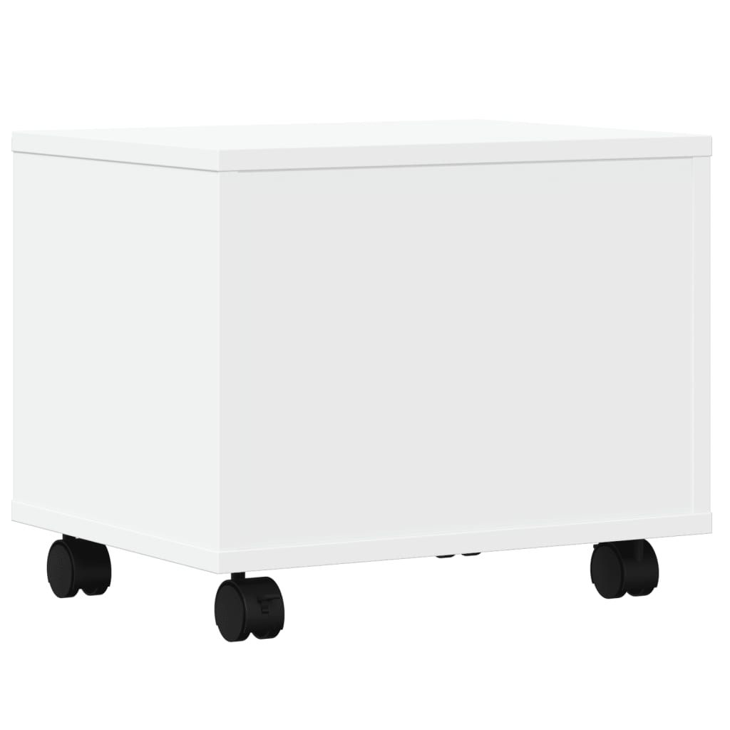 Suporte para impressora com rodas 41x32x34,5 cm branco