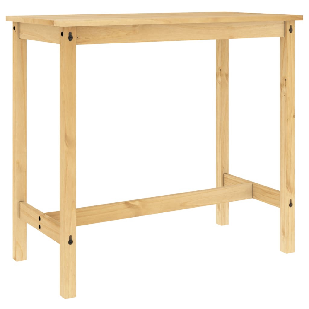 3 pcs conjunto de bar pinho maciço