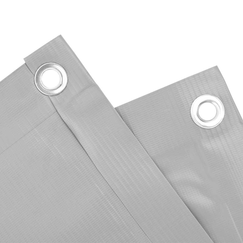 Tela de privacidade para varanda 300x75 cm PVC cinzento