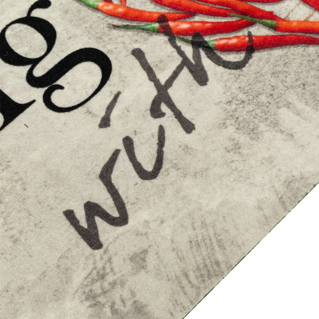 Tapete de cozinha lavável 60x300 cm veludo padrão peper cooking