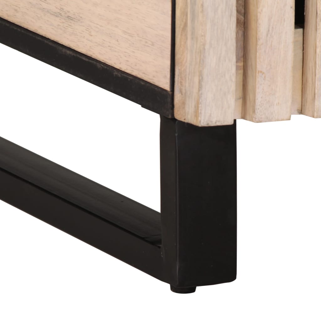 2 pcs conj. móveis p/ casa de banho madeira mangueira maciça