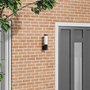Candeeiro de parede exterior Preto 12 x 7.5 x 29 cm