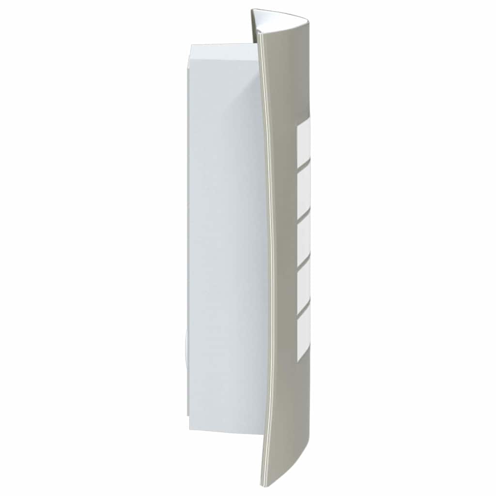 Candeeiro de parede exterior Prateado 23,5 x 10,5 x 26 cm