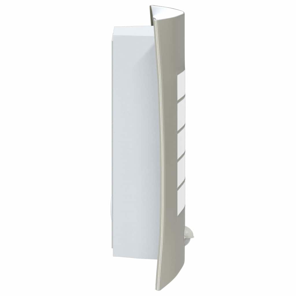 Candeeiro de parede exterior Prateado 23,5 x 10,5 x 26 cm