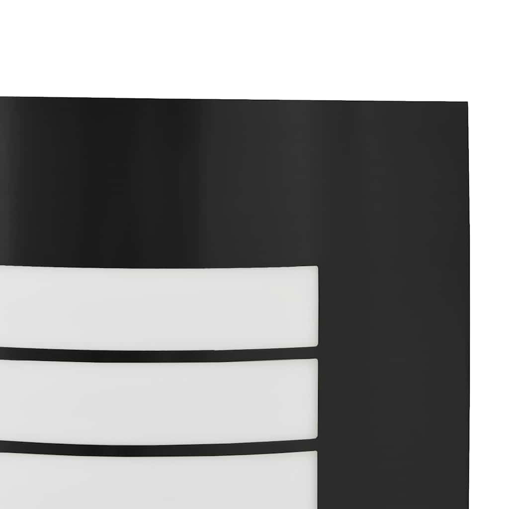 Candeeiro de parede exterior Preto 23,5 x 10,5 x 26 cm