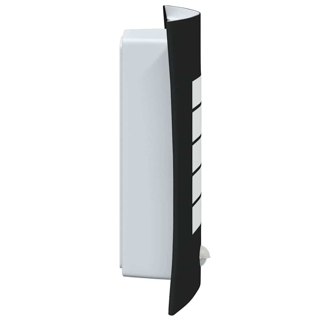 Candeeiro de parede exterior Preto 23,5 x 10,5 x 26 cm