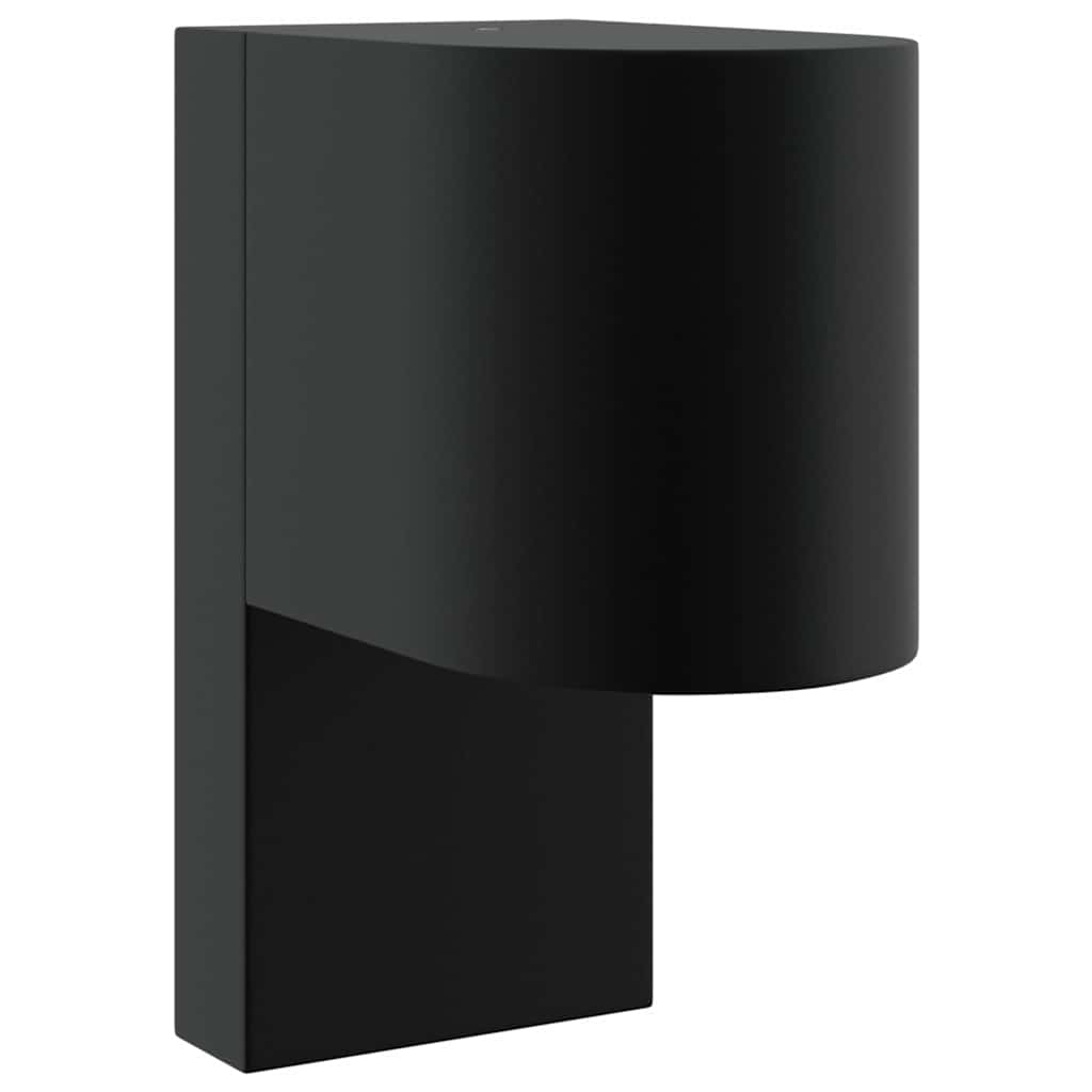 Luzes de Parede Externas 2 pcs Preto 12 x 7 x 15 cm