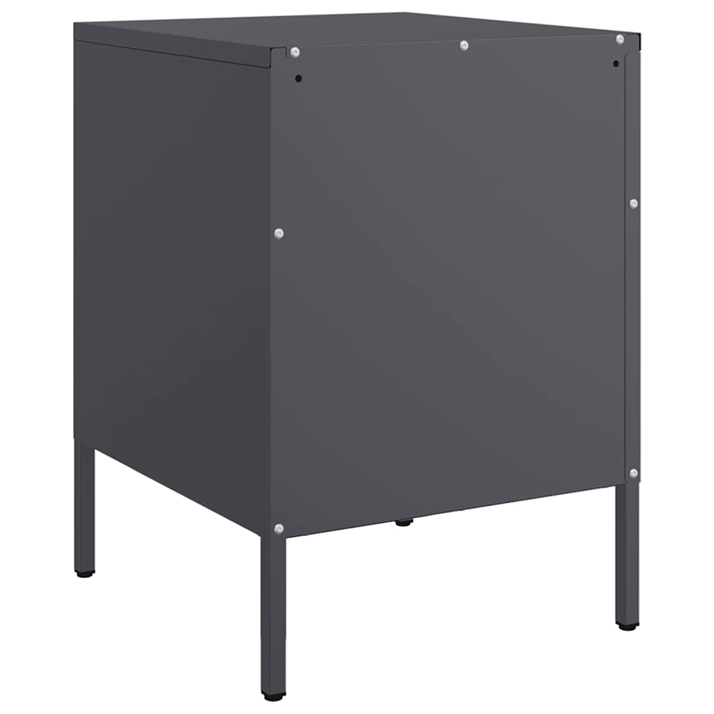 Mesa de cabeceira 36x39x50,5 cm aço antracite
