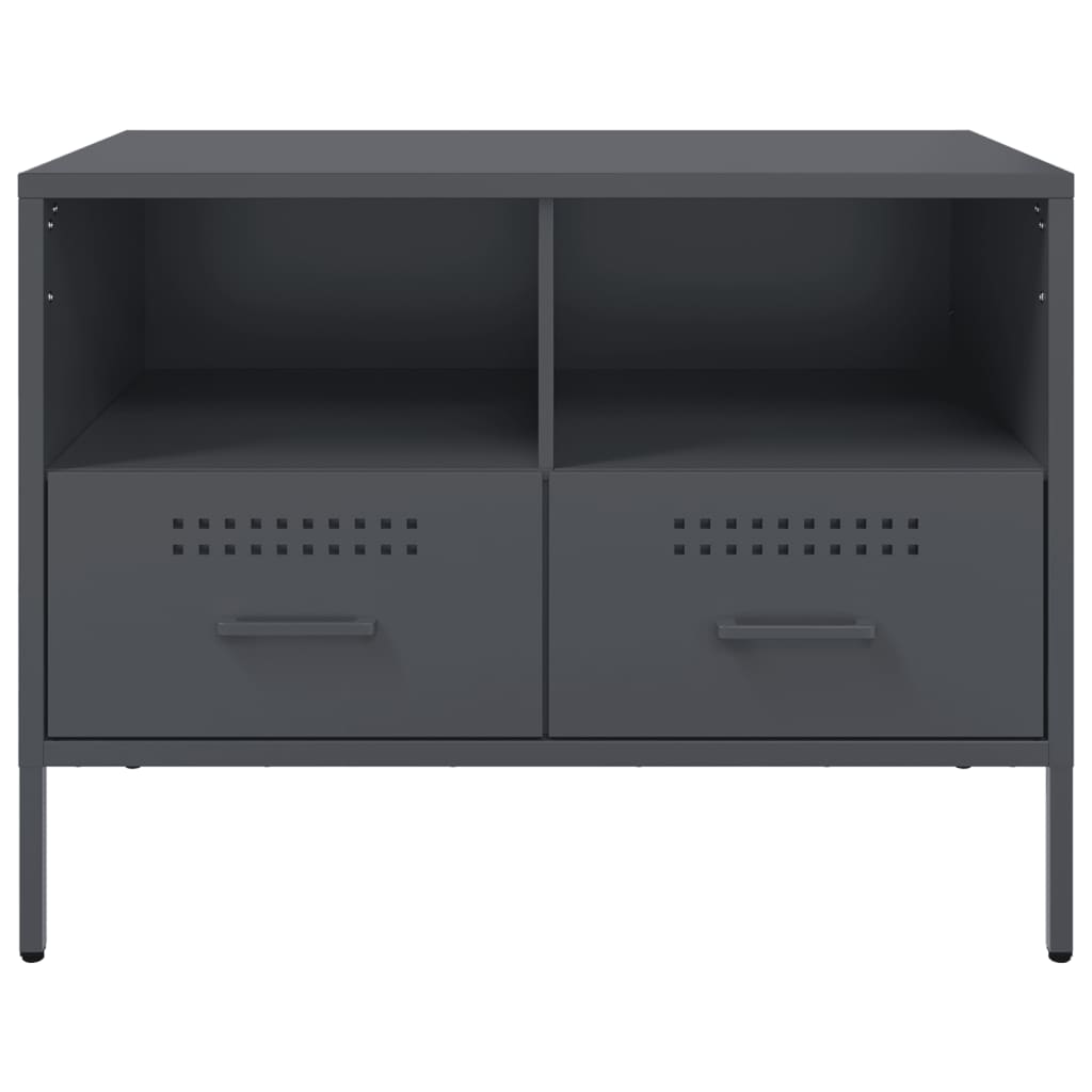 Móvel de TV 68x39x50,5 cm aço antracite