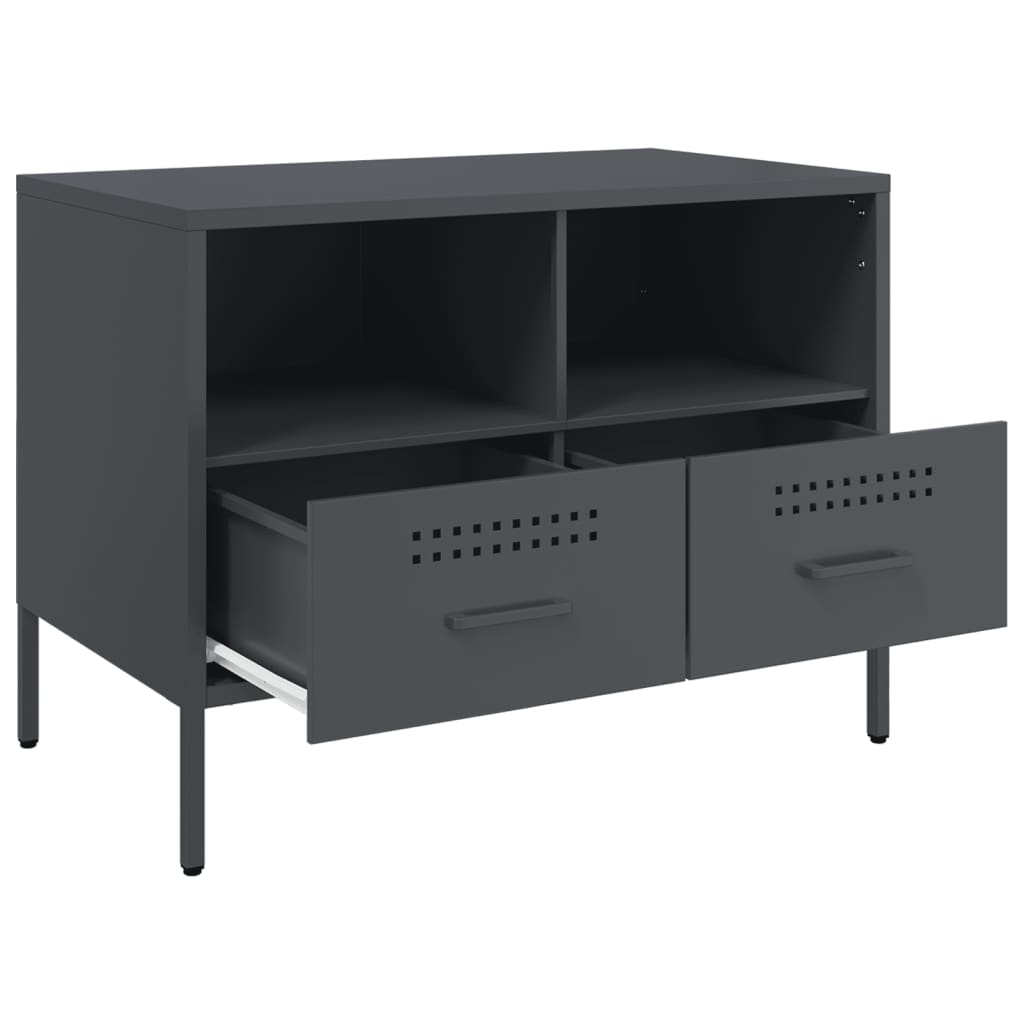 Móvel de TV 68x39x50,5 cm aço antracite