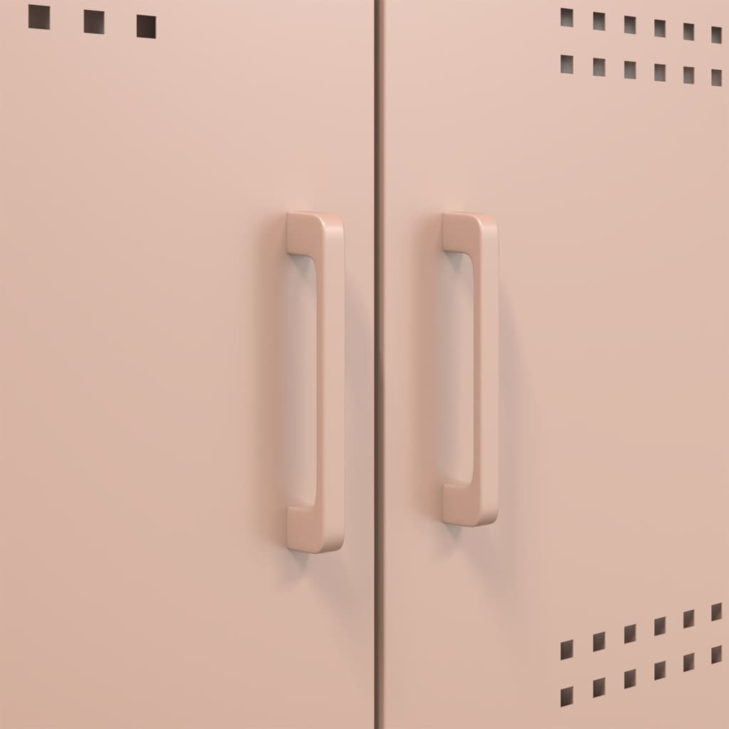 Aparador 100,5x39x79 cm aço rosa