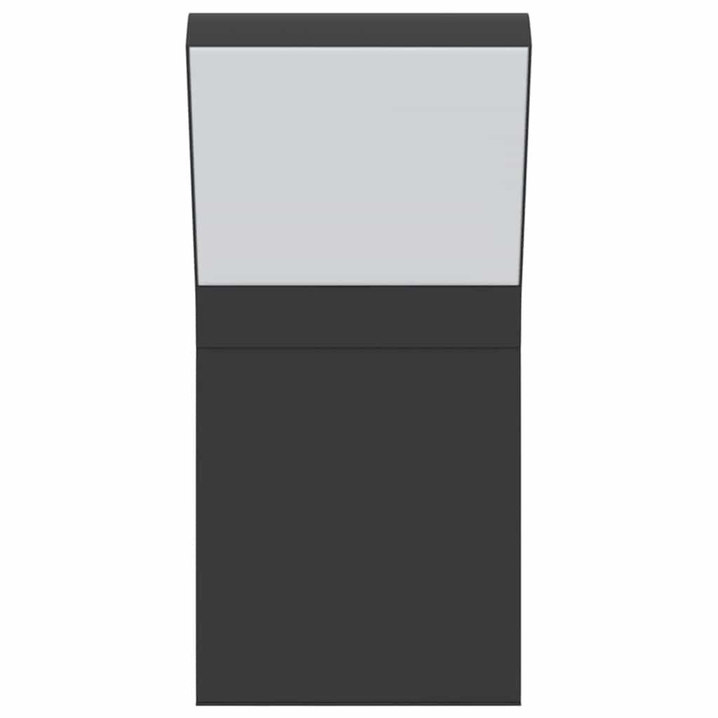 Candeeiro de parede LED para exterior alumínio fundido preto