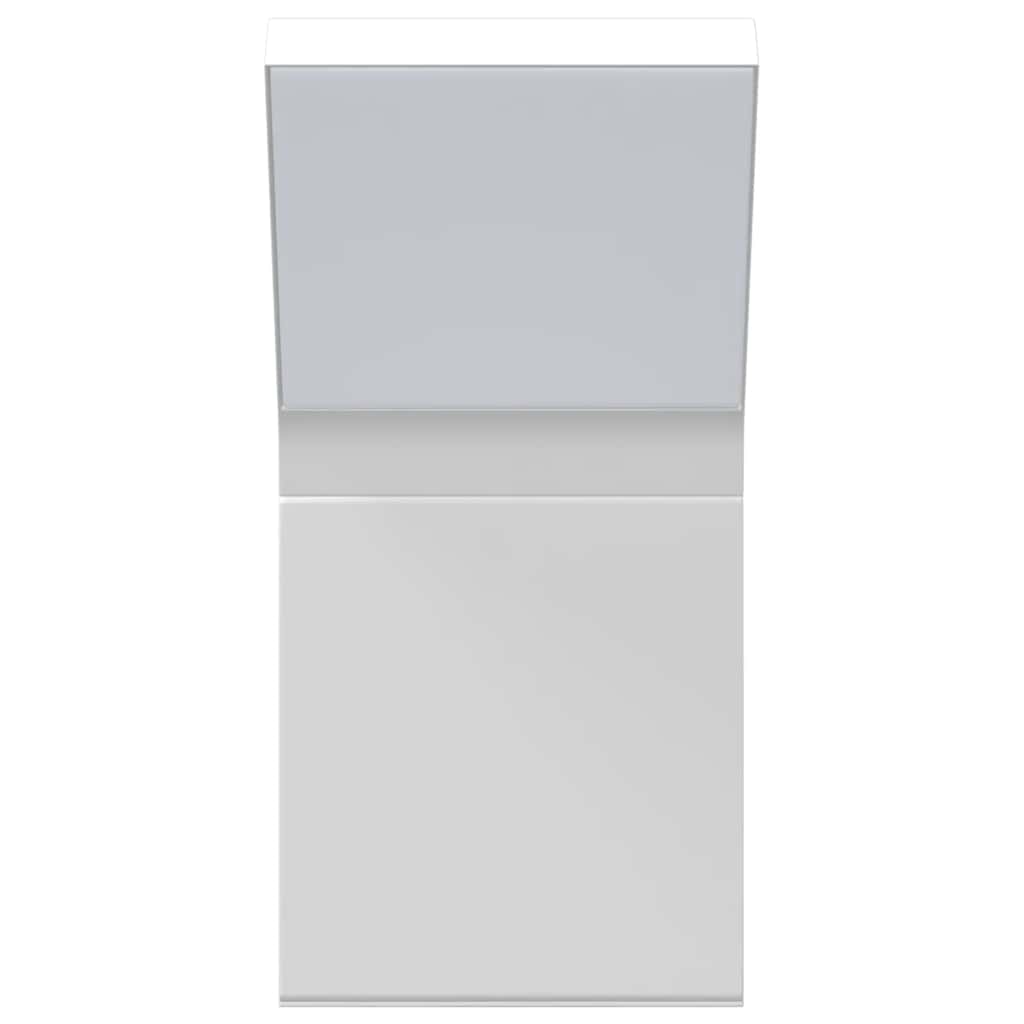 Candeeiro de parede LED para exterior alumínio fundido branco