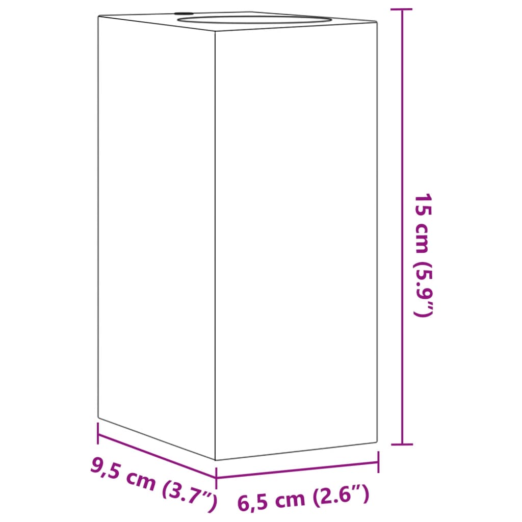Candeeiros de parede para exterior 2 pcs alumínio fundido preto