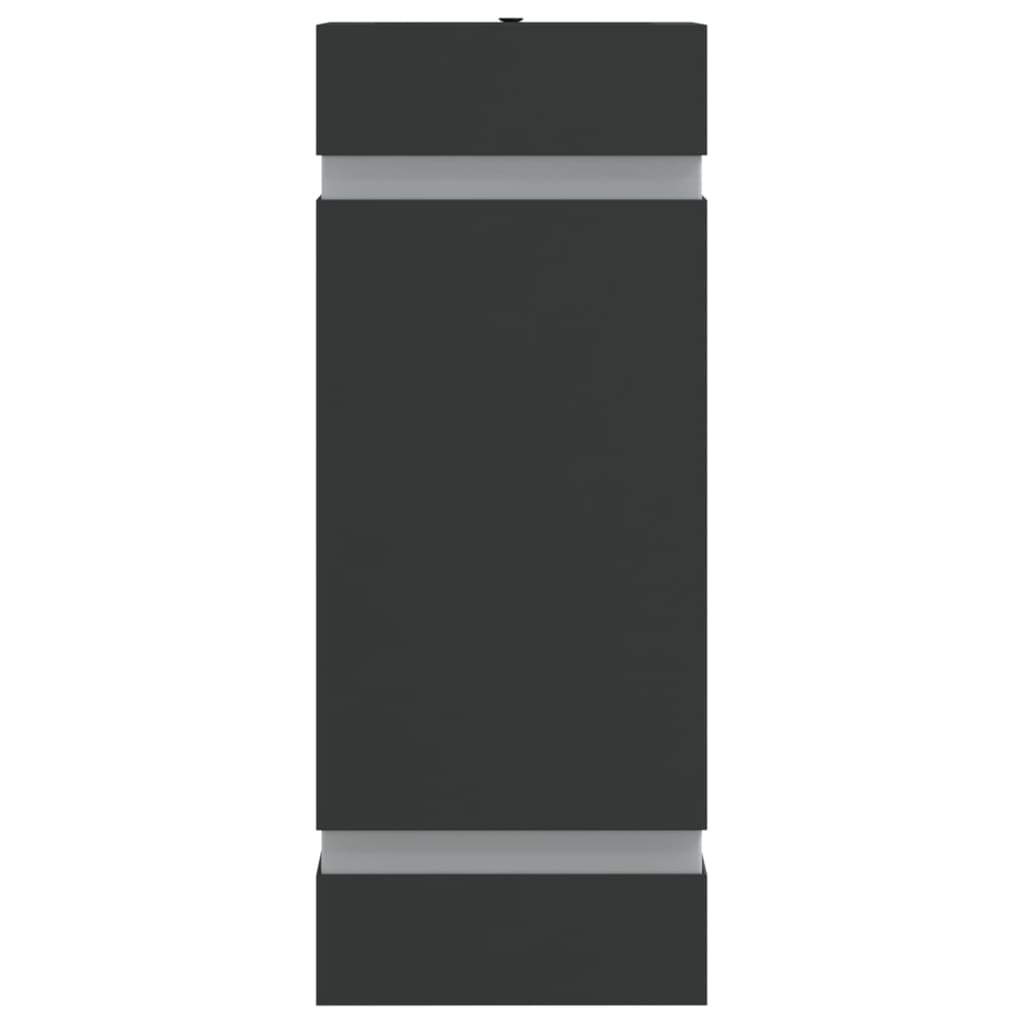 Candeeiros de parede p/ exterior 2 pcs aço inoxidável preto