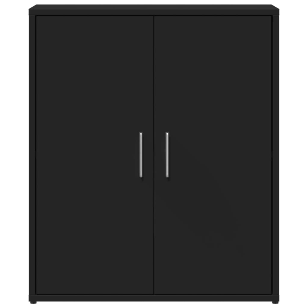 Aparadores 2 pcs 60x31x70 cm derivados de madeira preto