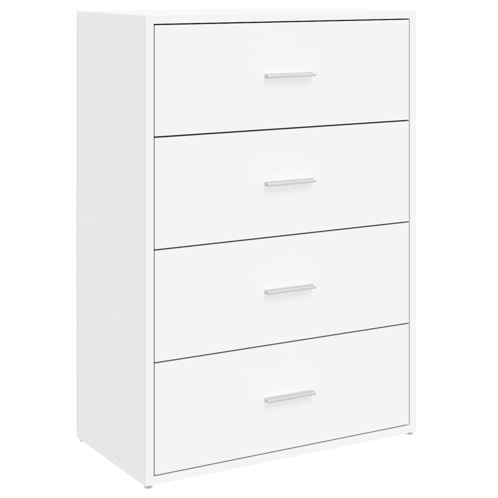 Aparadores 2 pcs 60x31x84 cm derivados de madeira branco