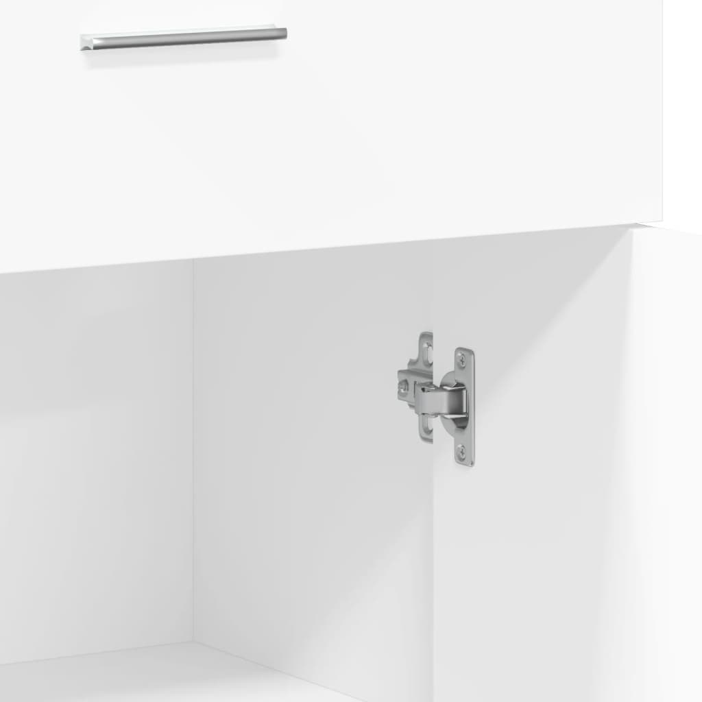 Aparadores 2 pcs 60x30x84 cm derivados de madeira branco