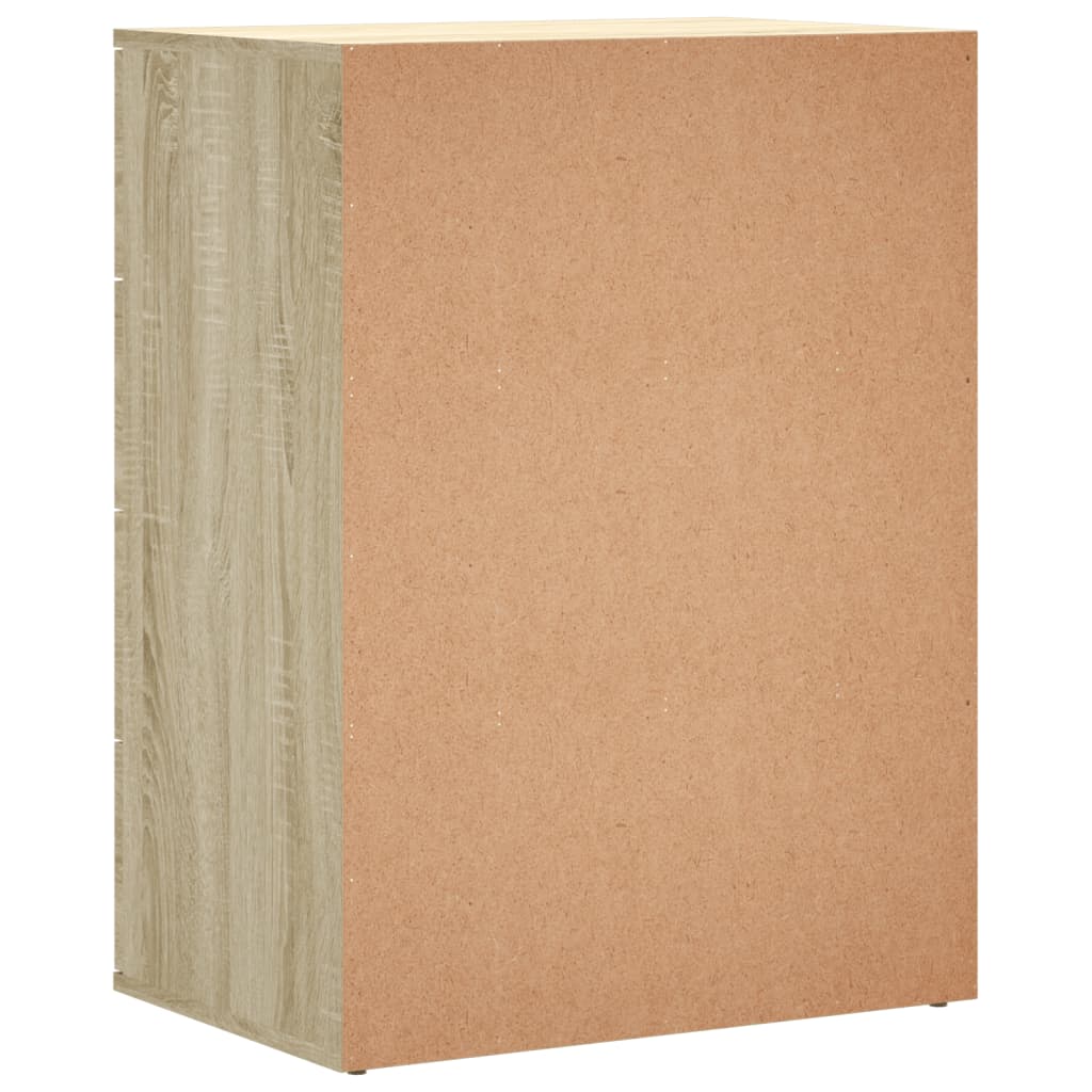 Aparadores 2 pcs 60x39x80 cm derivados madeira carvalho sonoma