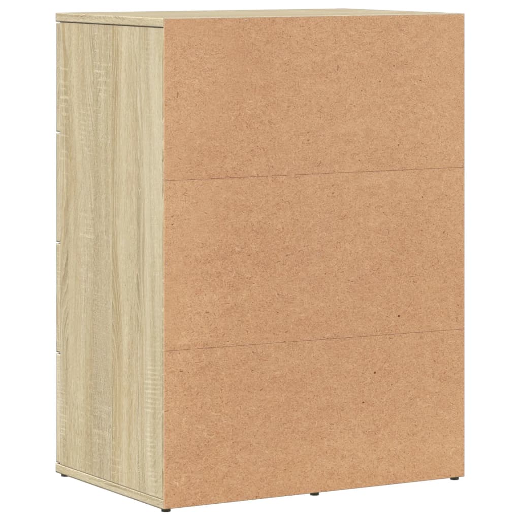 Aparadores 2 pcs 59x39x80 cm derivados madeira carvalho sonoma