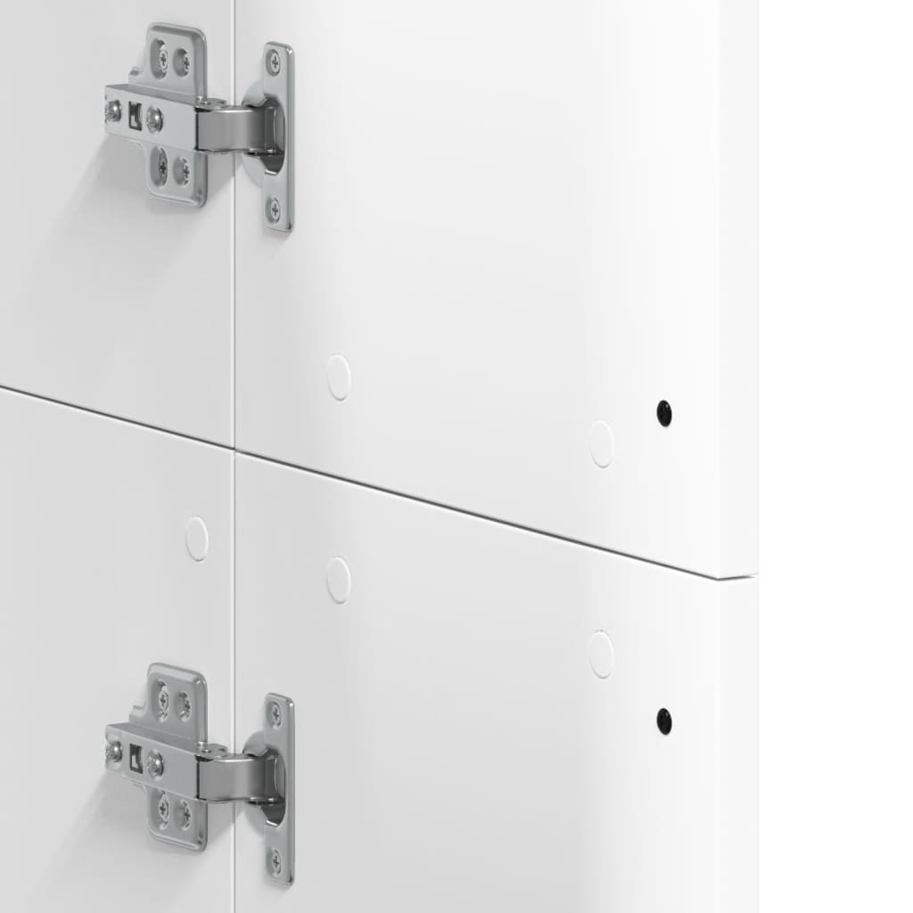 Aparador alto 60x35x180 cm derivados de madeira branco