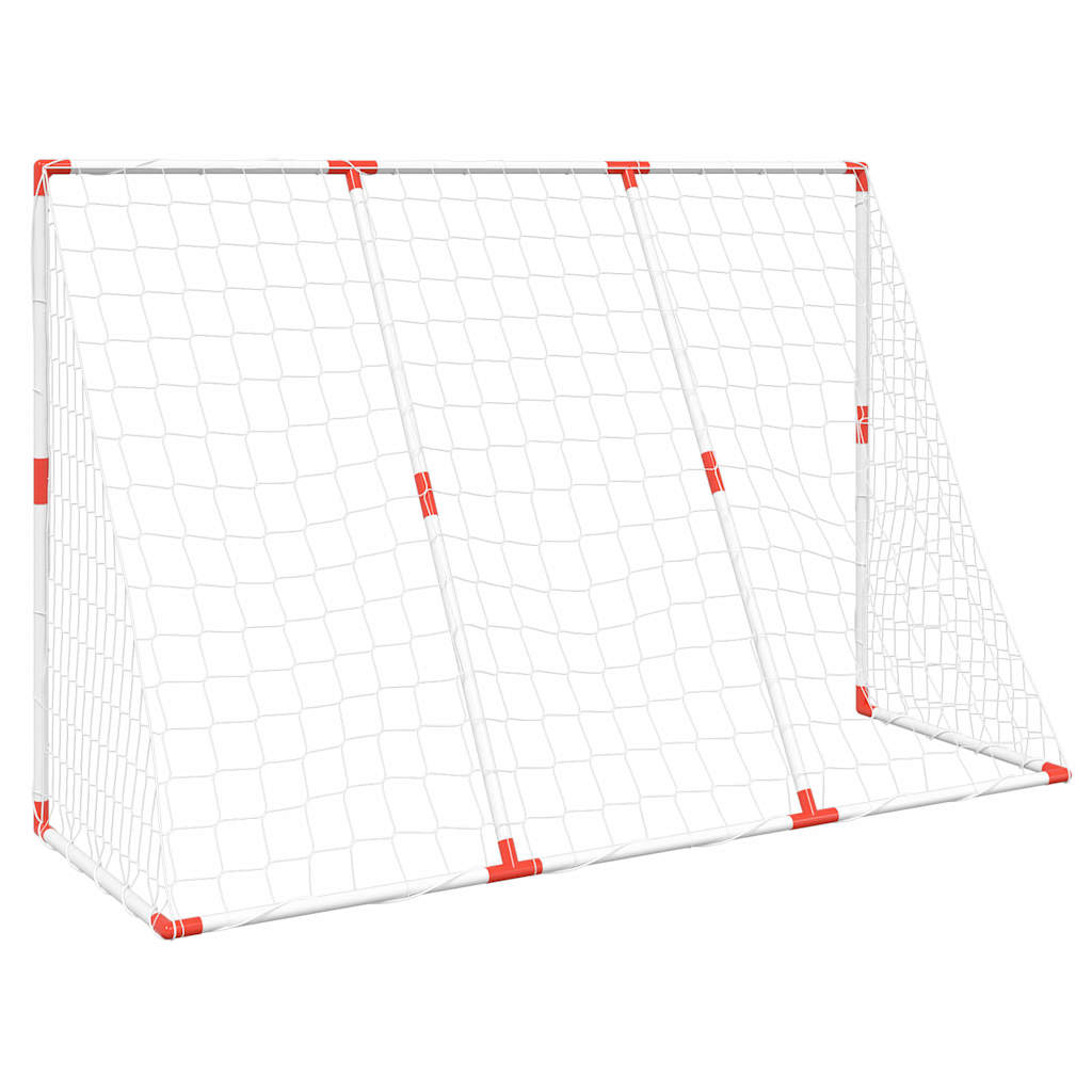 Baliza futebol infantil c/ bolas 2 em 1 184x64x124 branco
