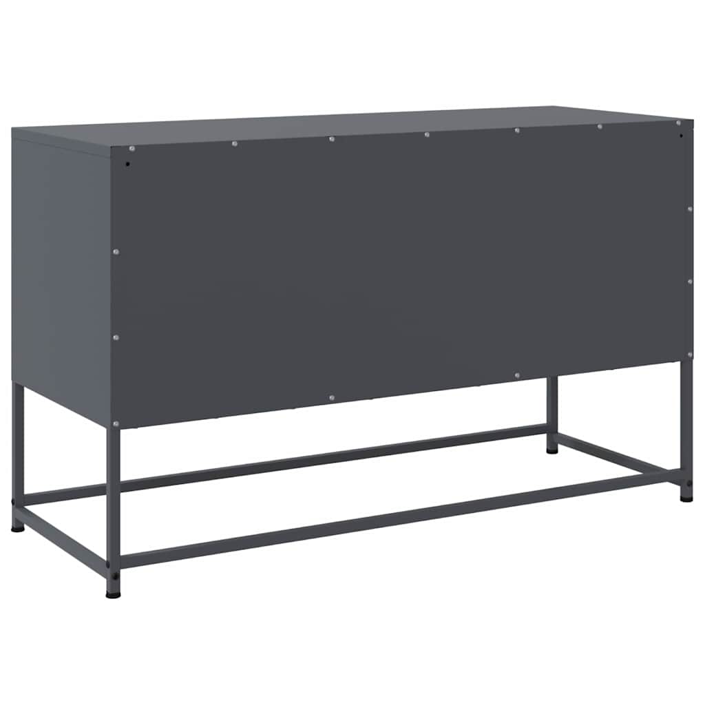 Móvel de TV 100,5x39x60,5 cm aço antracite