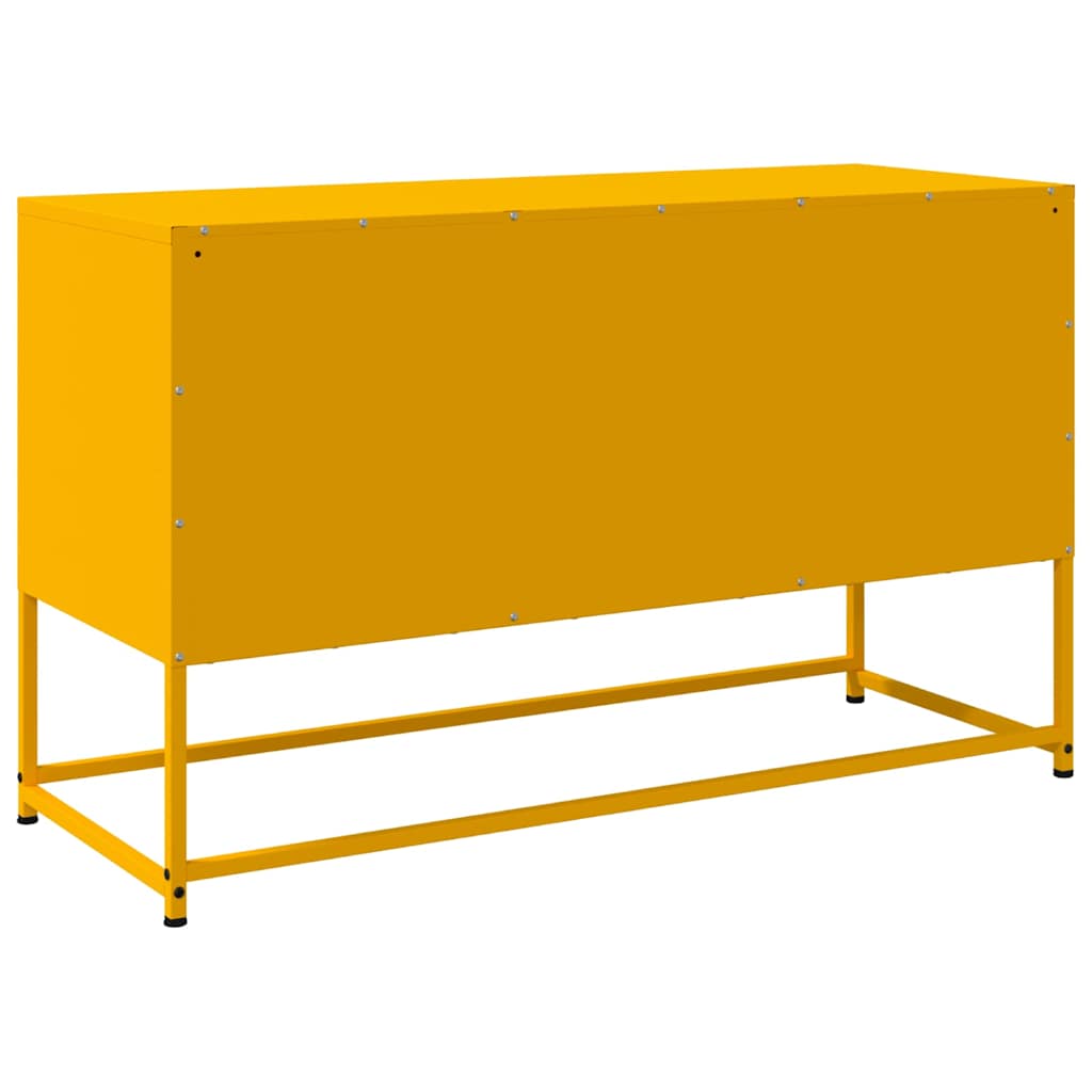 Móvel de TV 100,5x39x60,5 cm aço amarelo mostarda